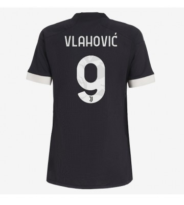 Juventus Dusan Vlahovic #9 Koszulka Trzecich Kobiety 2023-24 Krótki Rękaw